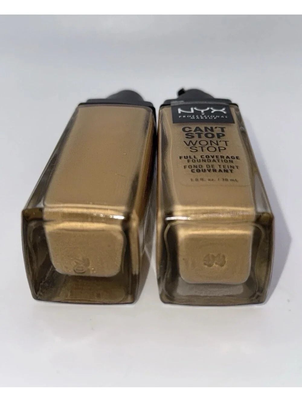 2 NYX Can't Stop Won't Stop Full Coverage Foundation Caramel